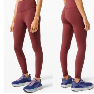 Lululemon Wunder Train 25” Leggings in Savannah